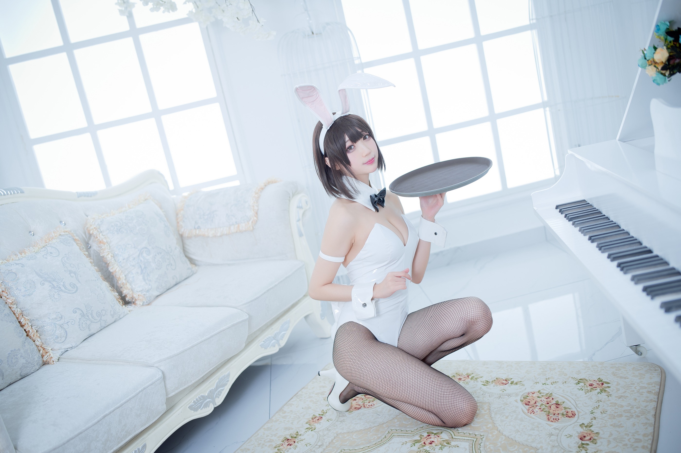 图片[1]-周叽是可爱兔兔 – NO.023 加藤惠兔女郎 [32P]-XikXak